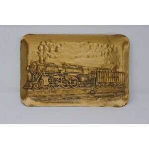 Wendell August Solid Bronze Forge New York Central Train Plate